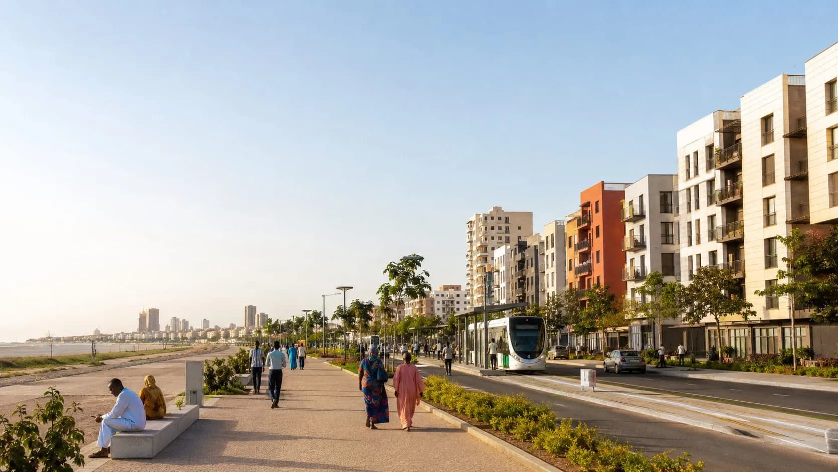 African cityscape representing Great Africa Lab urban and development work